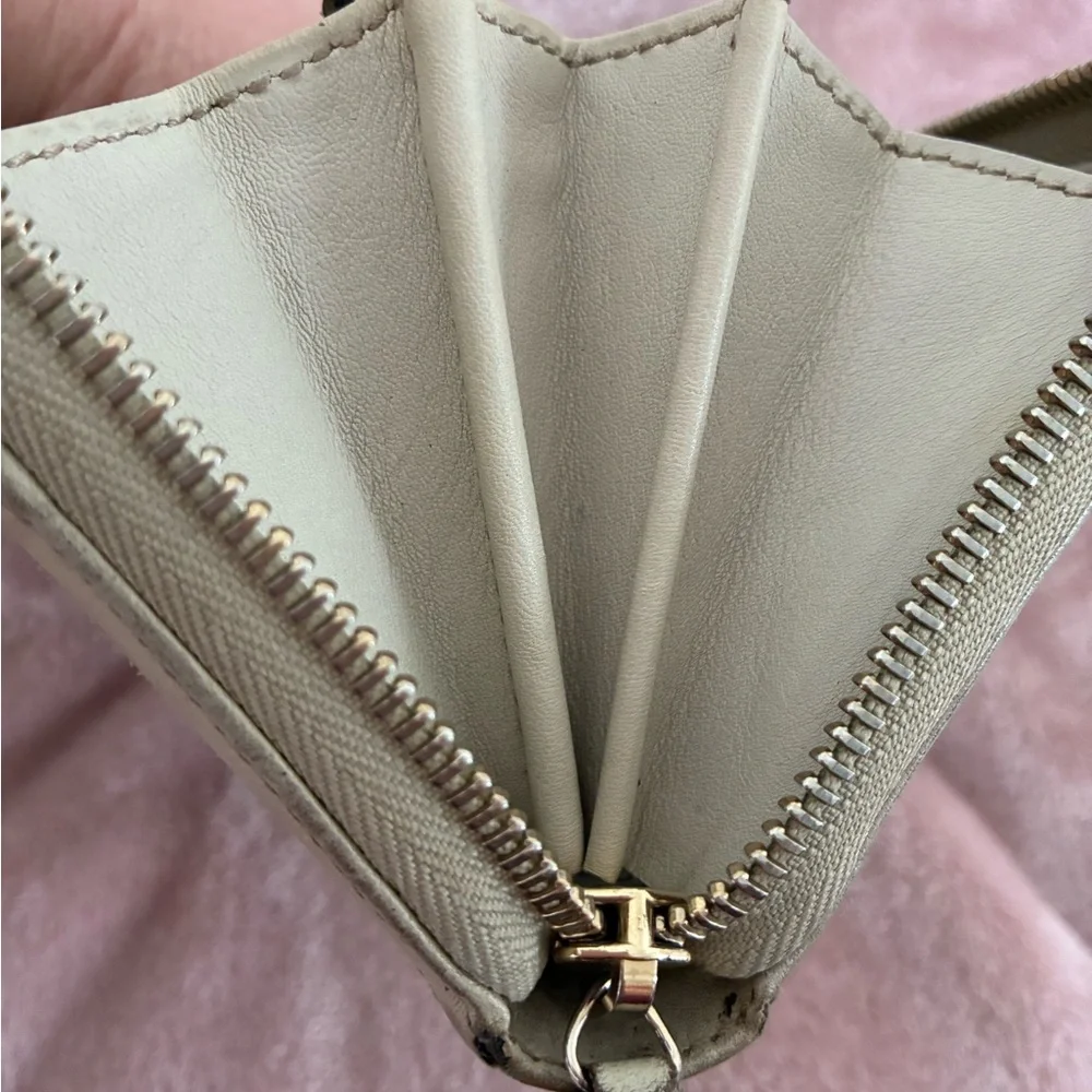 Gucci Beige and Brown GG Canvas Women’s Wallet Vintage - Picture 11 of 12